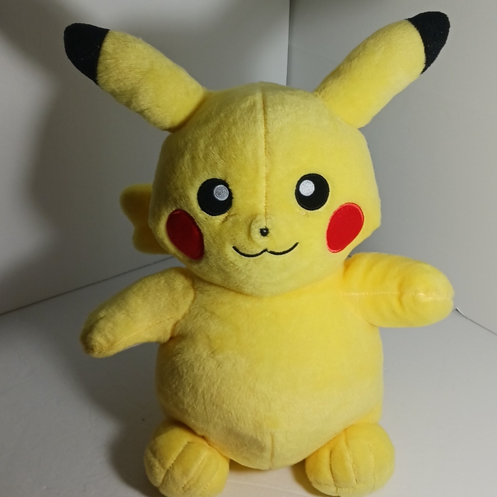 Build-A-Bear Pokemon 18” 25th Anniversary Pikachu Plush w Soundbox & Bag